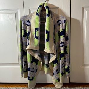 Kate Collection tribal cardigan size small